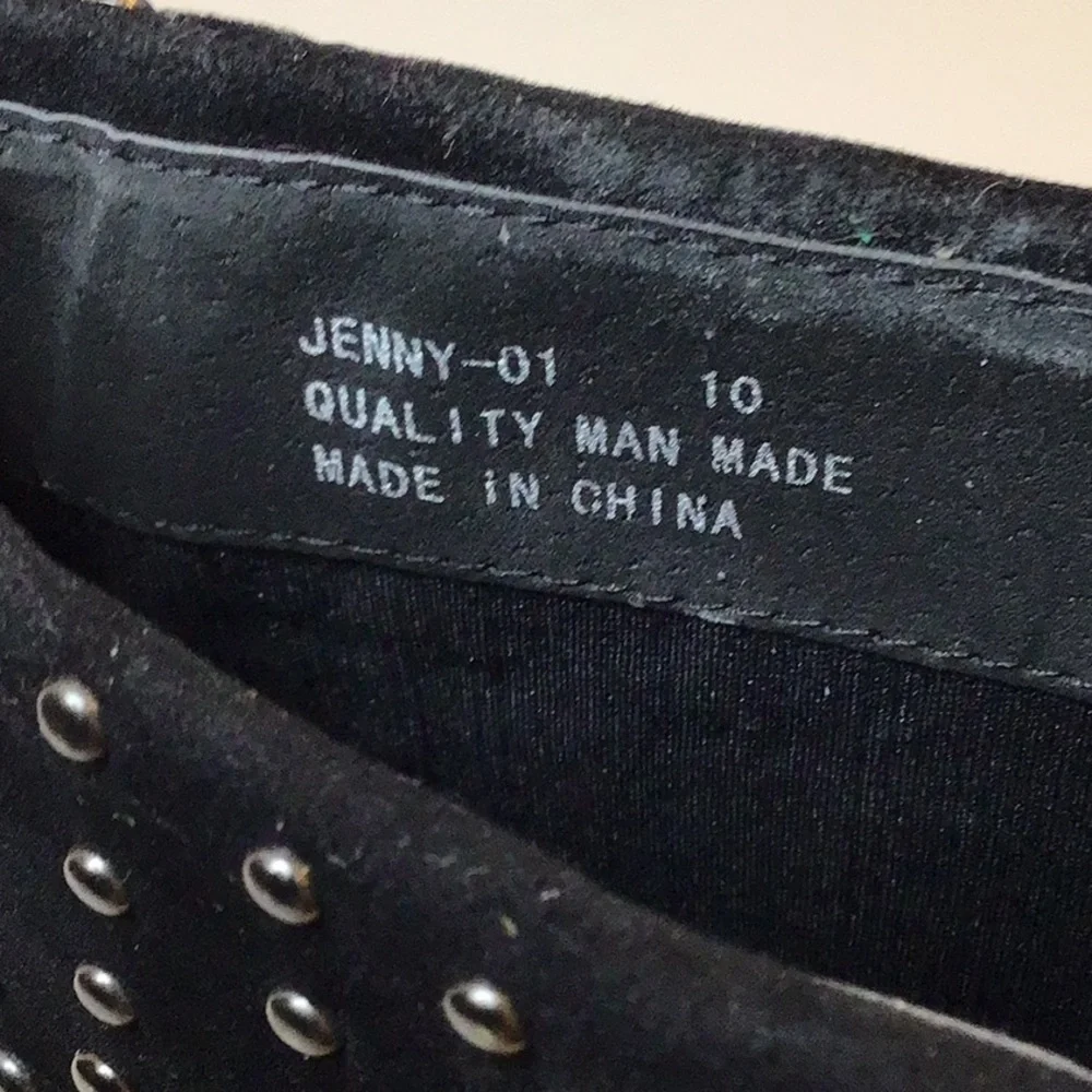 MIXX  JENNY BLACK SUEDE ANKLE SHOES SZ 10 - Picture 11 of 13